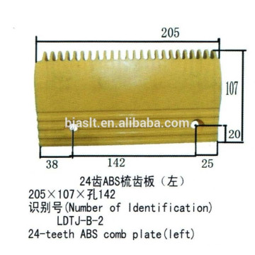 22-teeth Comb Plate for Escalator Parts